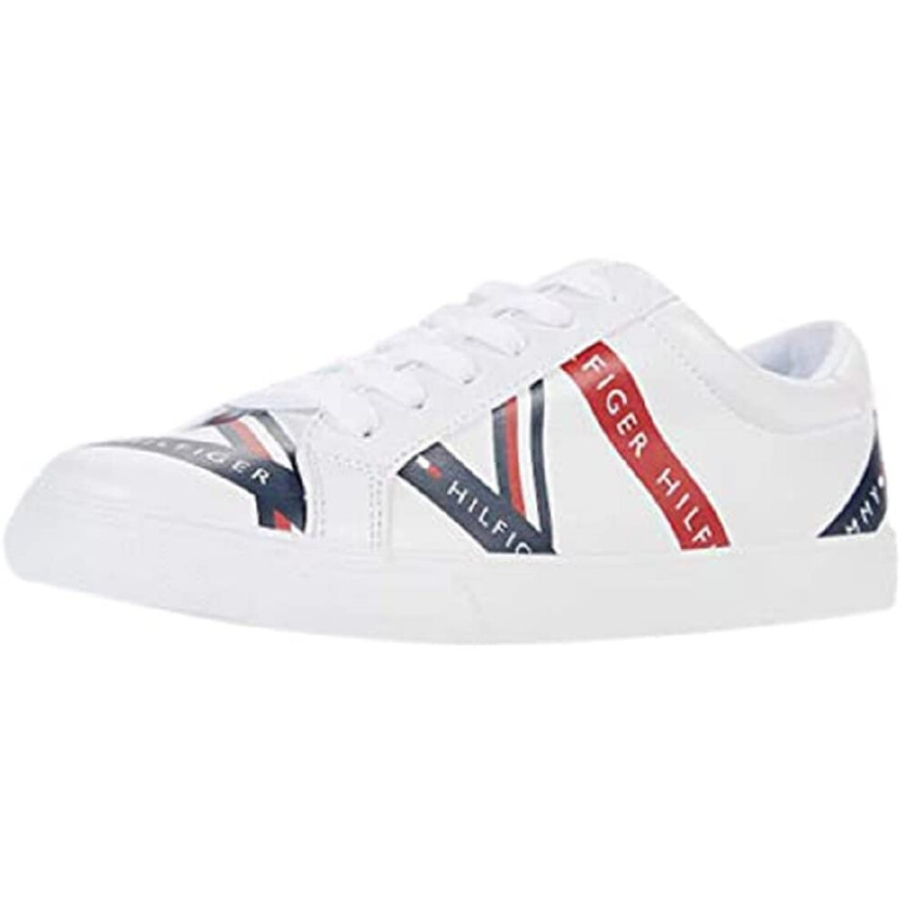 Tommy Hilfiger Women's LACEN Sneaker  White  5