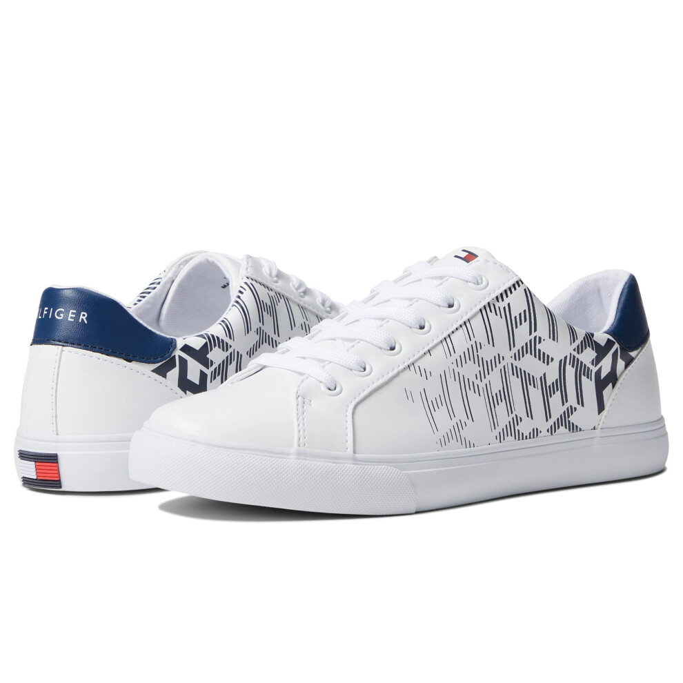 Tommy Hilfiger Women's LOURA Sneaker  White/Twilight Blue 140  5.5