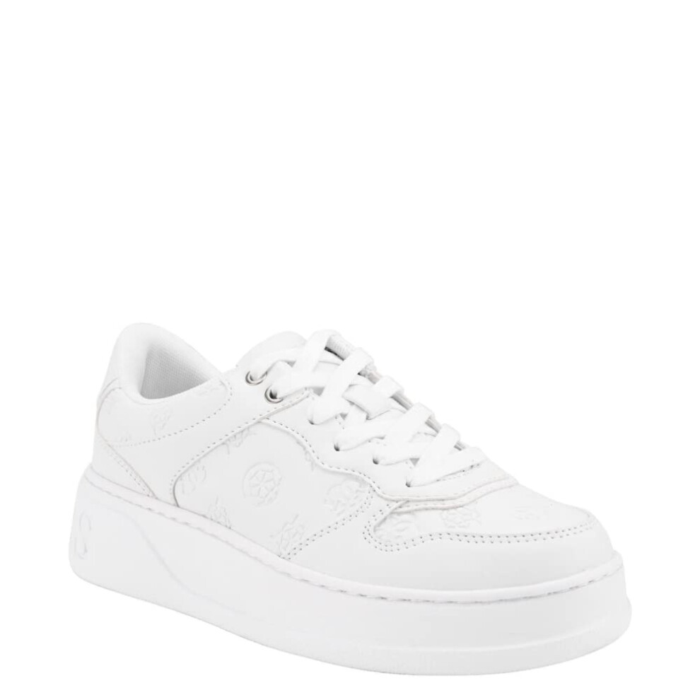 Guess Women's CLEVA Sneaker  White  6