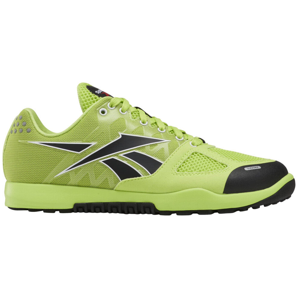 Reebok Women's Nano 2.0 Sneaker  Laser Lime/Black/White  10