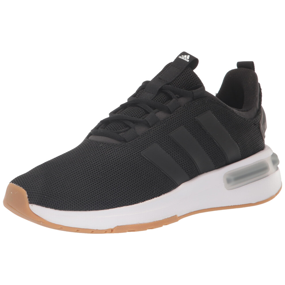 adidas Women's Racer TR23 Sneaker  Black/Black/White  6.5