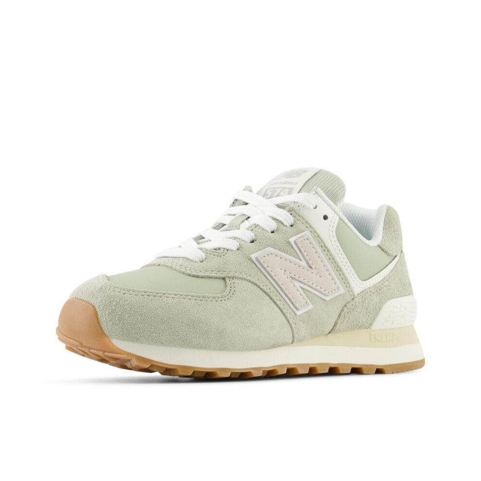 New Balance Women's 574 V2 All Day Sneaker  Olivine/Moonbeam  8.5