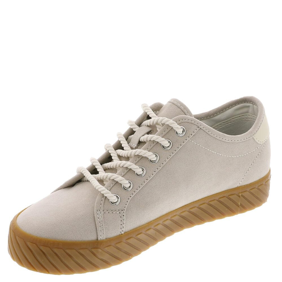 Tommy Hilfiger Women's HARTILY Sneaker  Taupe 240  5