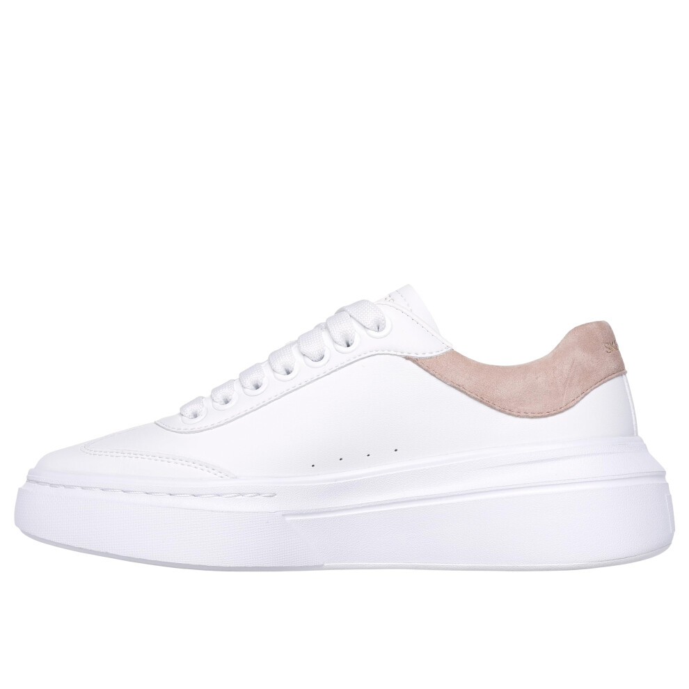 Skechers Court Classics Cordova Classic - Best Behavio White/Pink 7.5