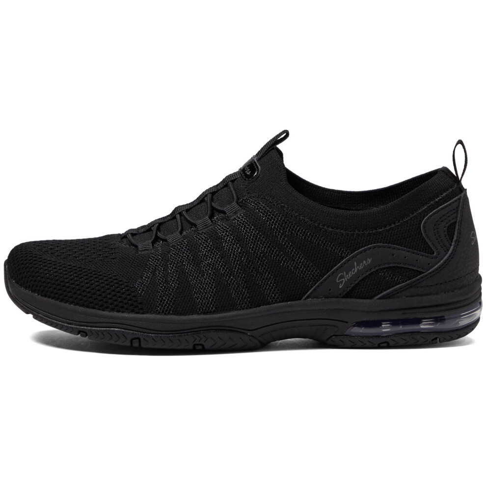 SKECHERS Women's Active-AIR Sneaker  Black  10