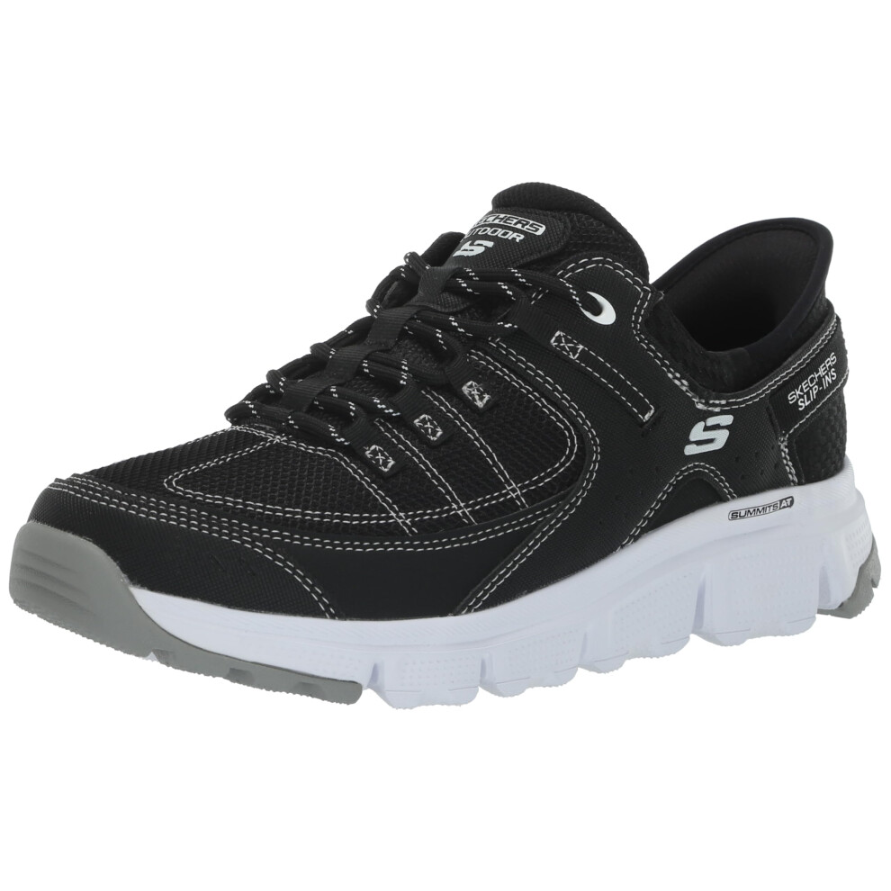 Skechers Women's Summits at Sneaker  Black/White=BKW  8.5 Wide