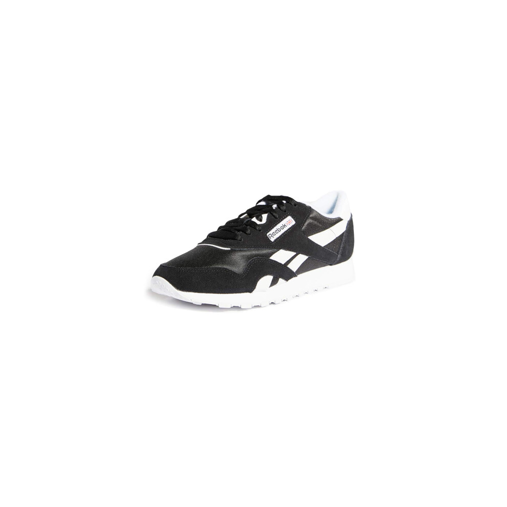 Reebok Women's Classic Nylon Sneaker  Classic Black/White  11