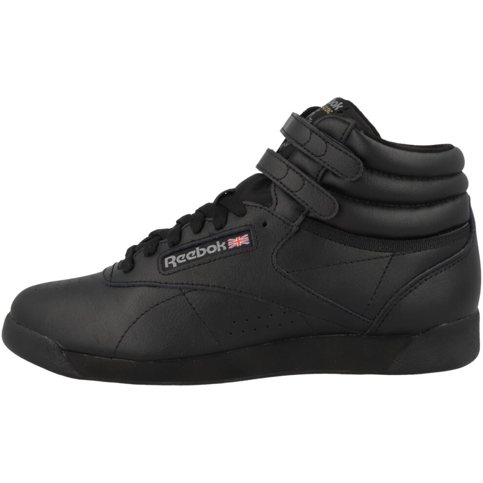 Reebok Women's Freestyle Hi Sneaker  Black 2  12