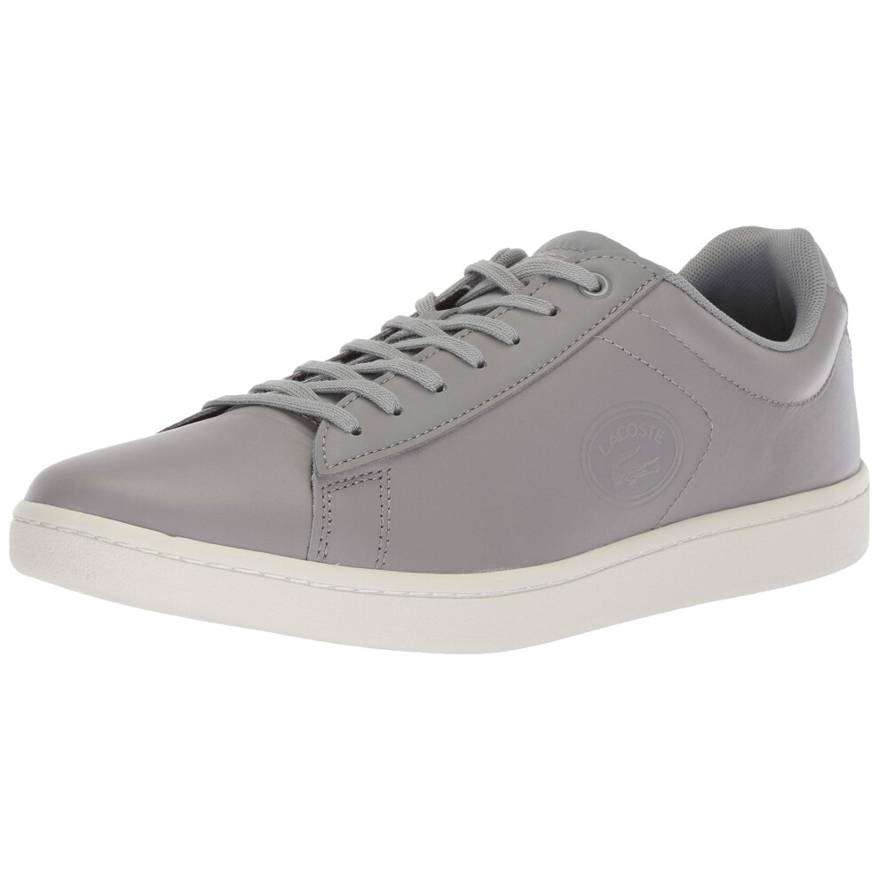 Lacoste Women's Carnaby EVO Sneaker  grey/off white  6.5 Medium US