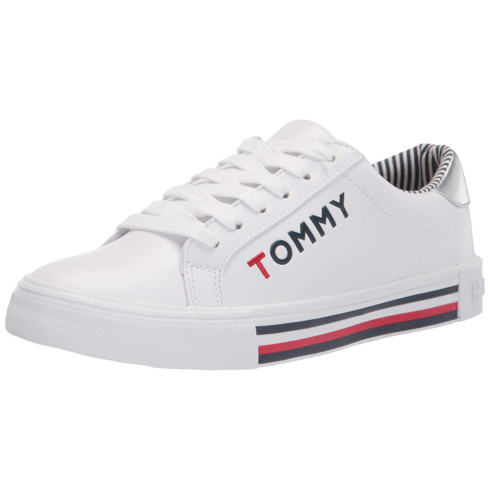 Tommy Hilfiger Women's TWKERY Sneaker  White  6.5