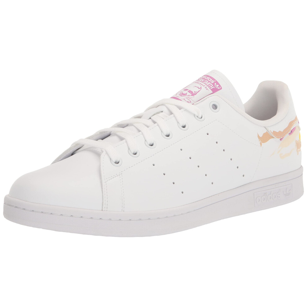 adidas Originals Women's Stan Smith Sneaker  White/Pulse Lilac/Silver