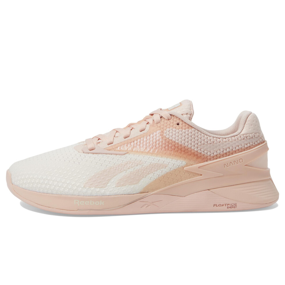 Reebok Women's Nano X3 Sneaker  Possibly Pink/Chalk  9