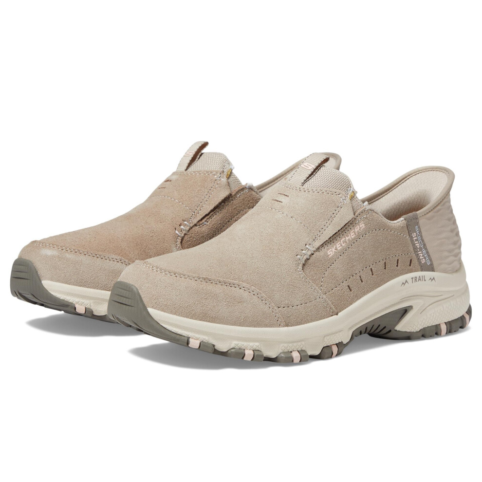 Skechers Women's Hands Free Slip-Ins Hillcrest-Sunapee Sneaker  Taupe