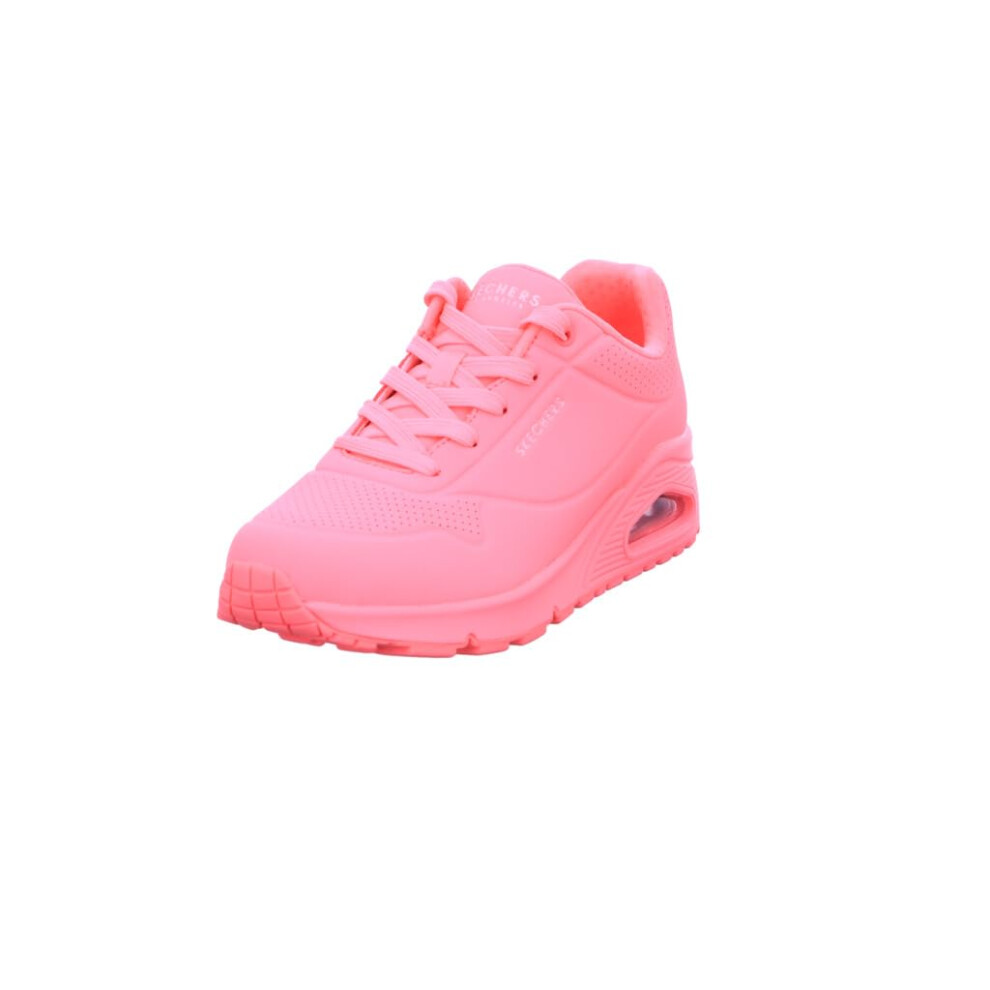 Skechers Women's Uno-Stand on Air Sneaker  Coral  8.5