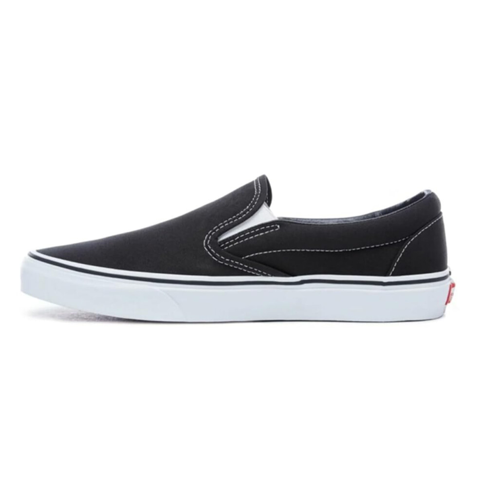 Vans Unisex Adults' Classic Slip On  Black And White Checker/White  7.