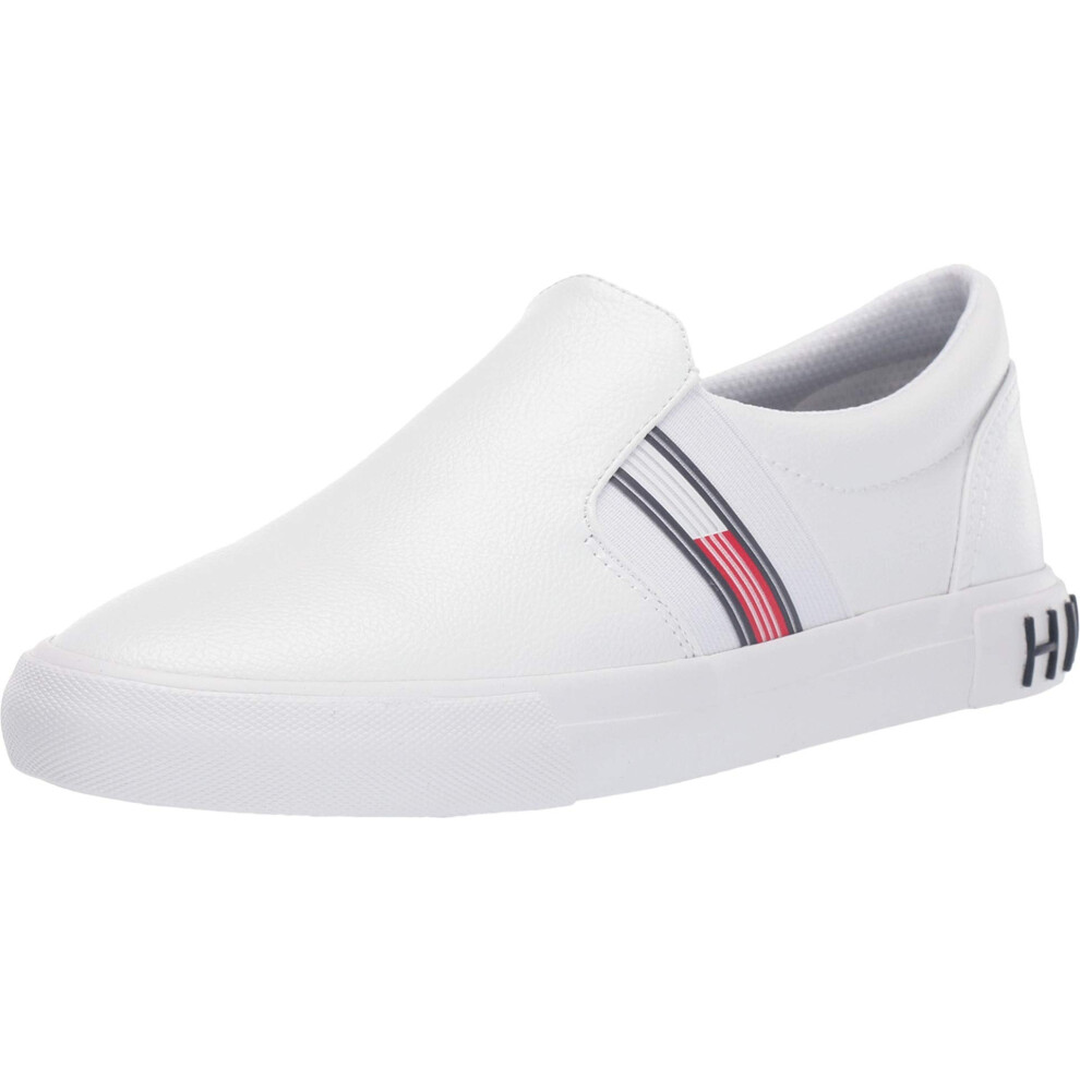 Tommy Hilfiger Women's FIN Sneaker  White Multi Ll  7