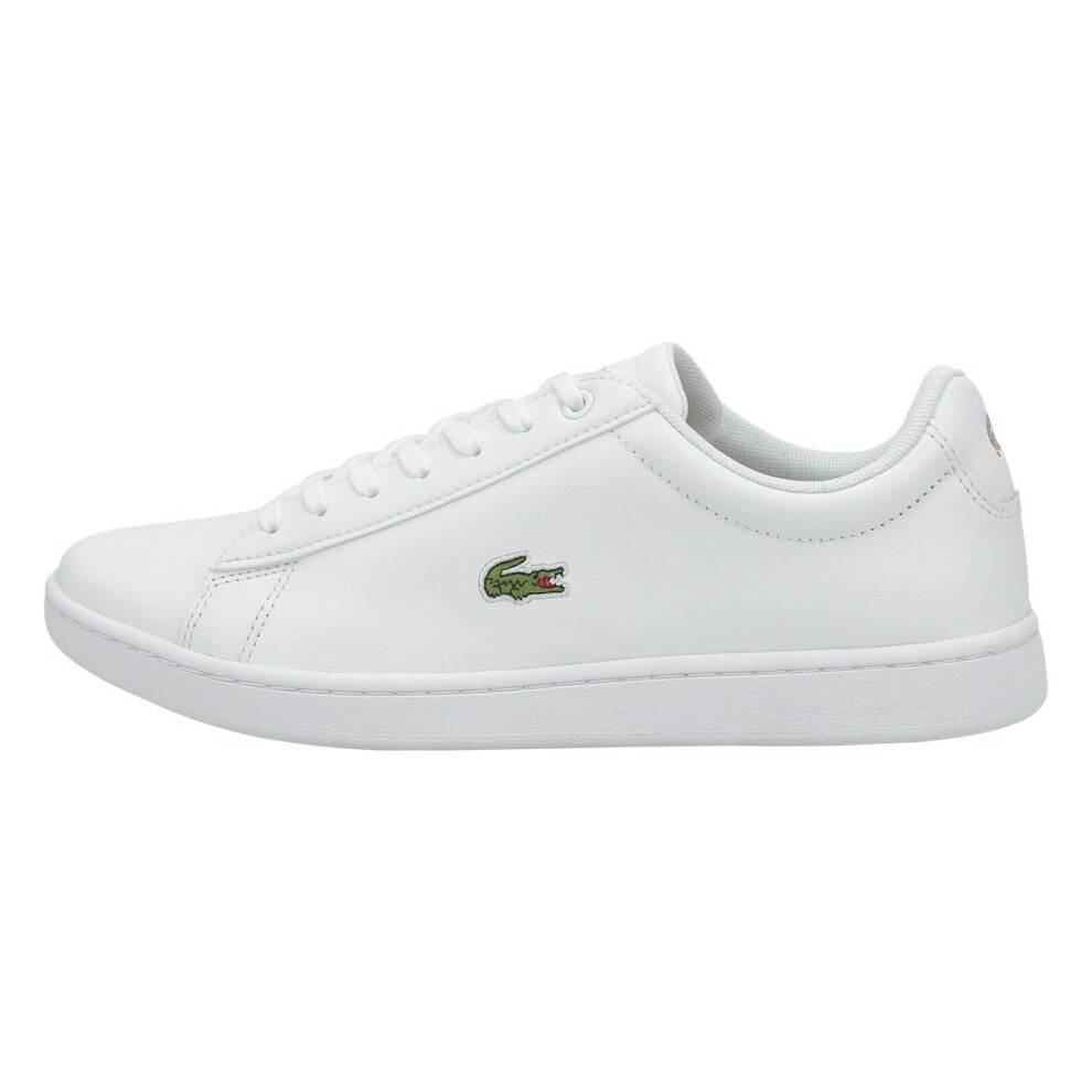 Lacoste womens Hydez Sneaker  White/Gold  10 US