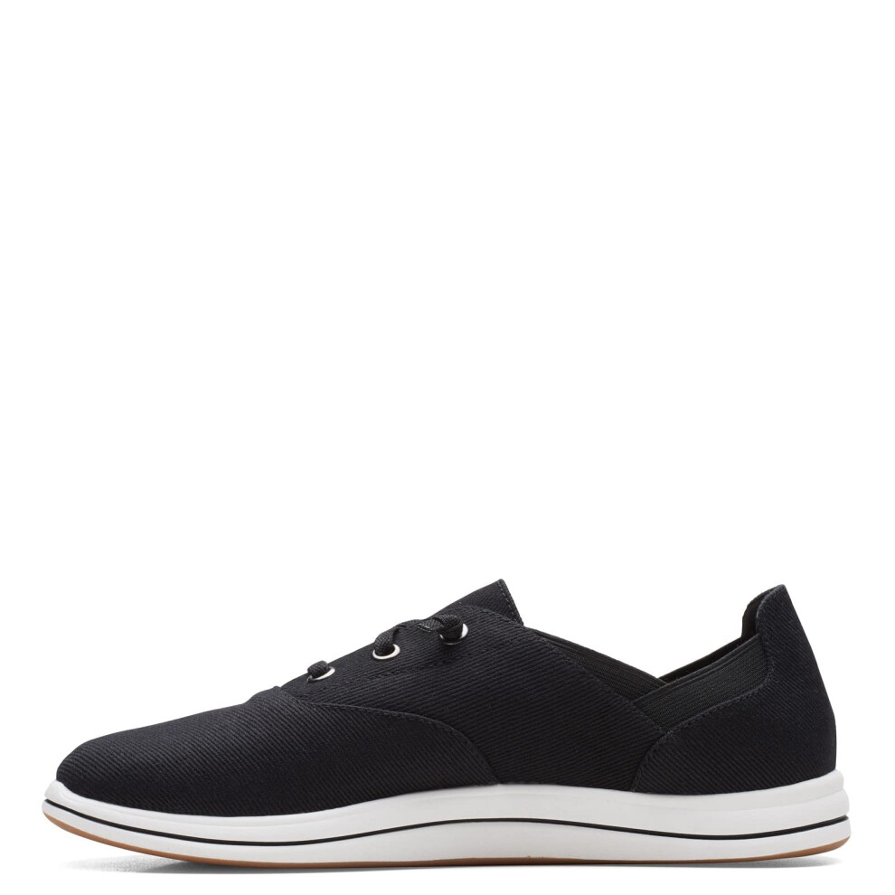 Clarks Breeze Ave Sneaker  Black  7 Medium