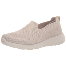 Skechers Dam Go Walk Joy - Sensationell Dag Sneakers, Taupe, 9 Bred US