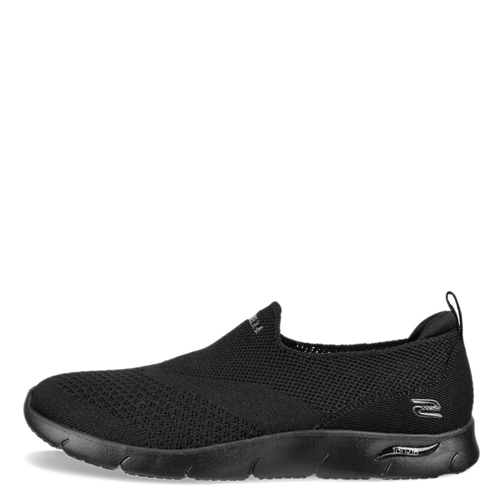 Skechers Womens Arch Fit Refine - Don't Go Sneaker  Black  6.5 US