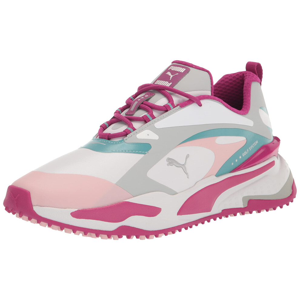 Puma 376584057 Gs-Fast WMNS Puma White-Chalk Pink-Porcelai 7 Womens