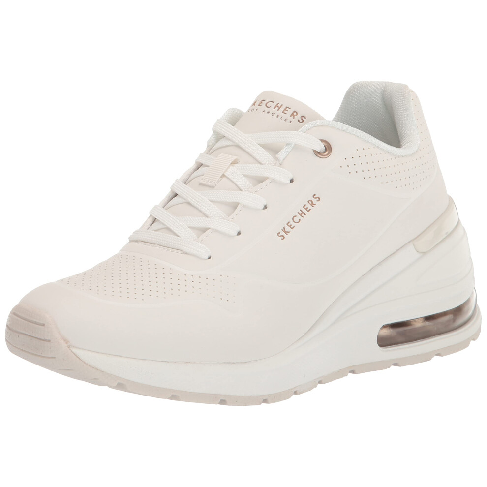 Skechers womens Million Air-elevated Air Sneaker  White  5.5 US