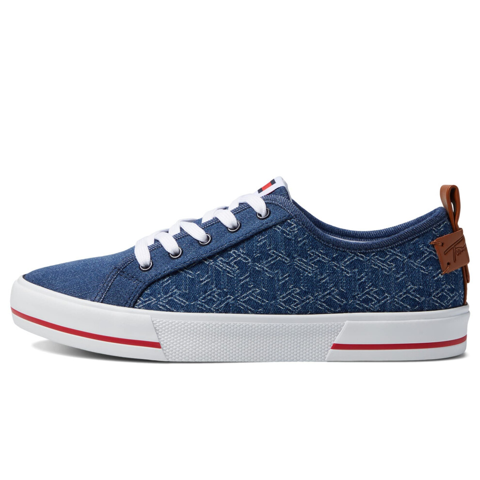 Tommy Hilfiger Women's MIKKIZ Sneaker  Vintage Blue  6