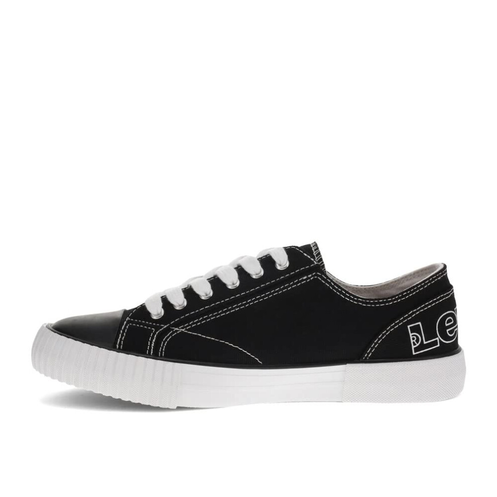 Levi's Womens Anika C Logo Classic Sporty Fashion Sneaker Shoe  Black/