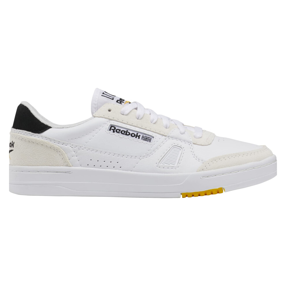 Reebok Unisex LT Court Sneaker  White/Black/Yellow  7.5 US Men