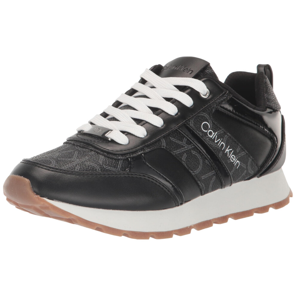 Calvin Klein Women's CARLLA Sneaker  Black 002  6.5