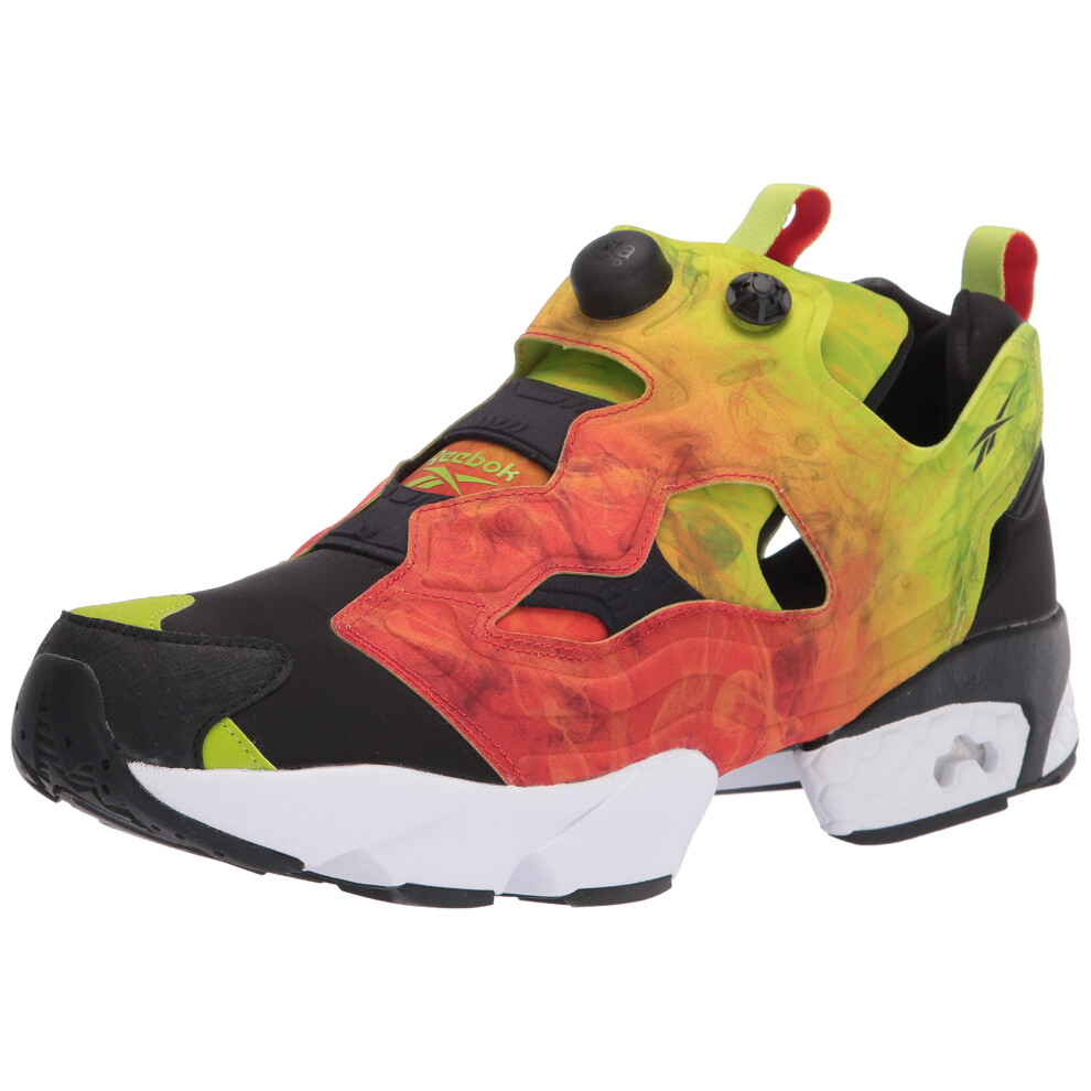 Reebok Unisex Instapump Fury OG Sneaker  Black/White/Instinctive Red