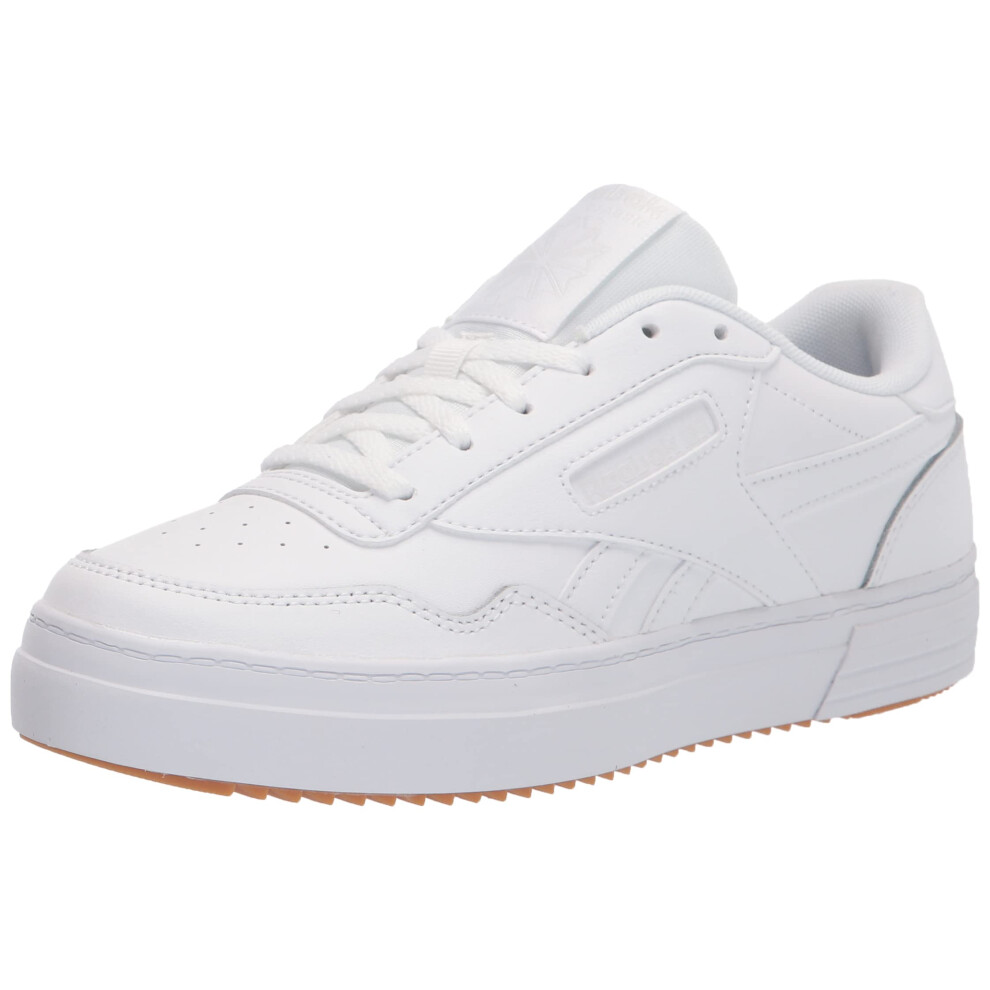 Reebok Women's Club MEMT Sneaker  White/True Grey/Rubber Gum  10