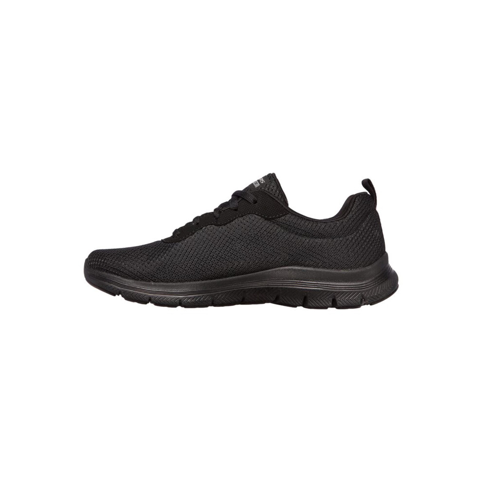 Skechers Women's Flex Appeal 4.0 Brillant View Sneaker  Black  5 Wide