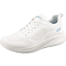Skechers Women's Bobs Squad Chaos - Face Off Sneaker Off-white 7.5