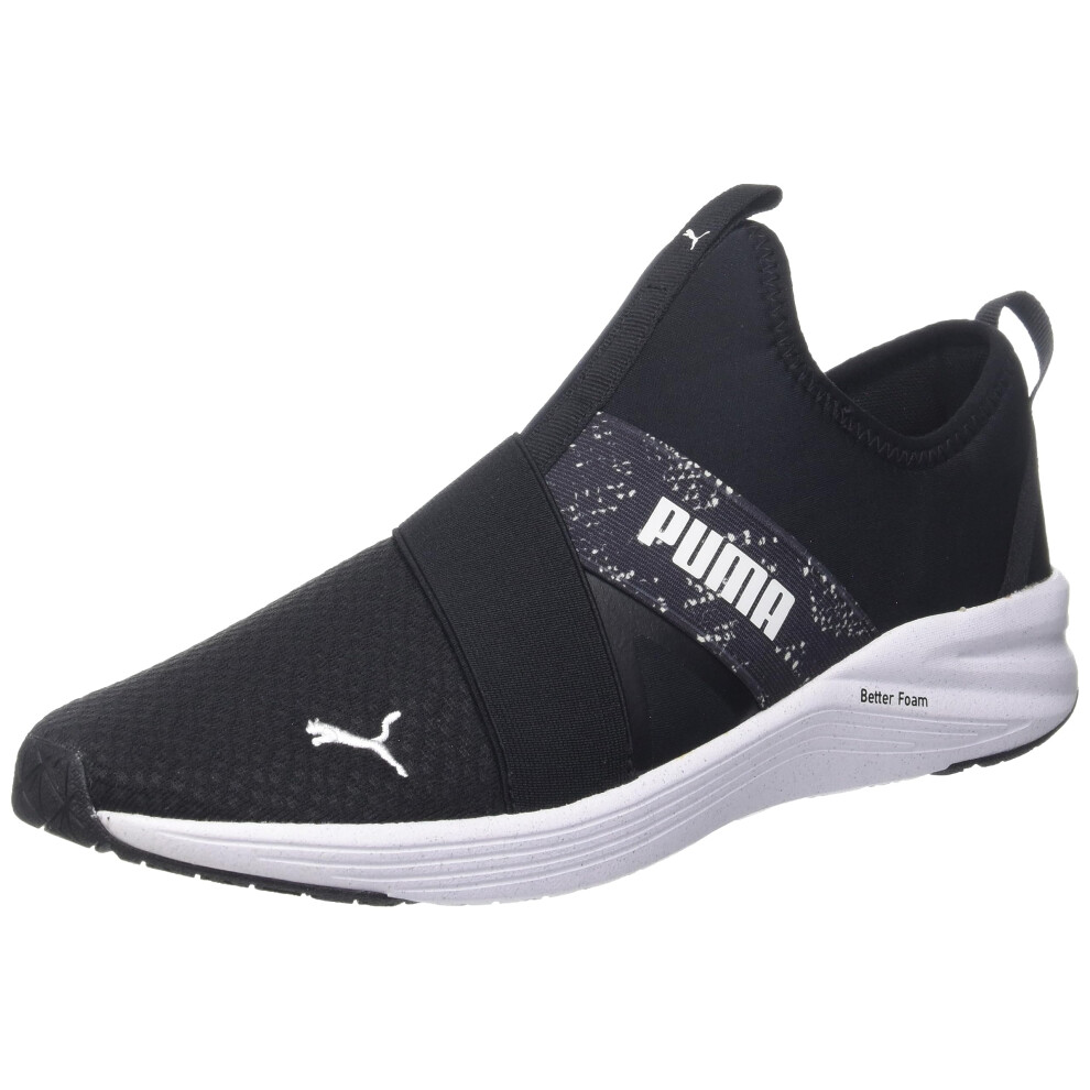 PUMA Women's BETTER FOAM PROWL SLIP-ON Sneaker  Puma Black-Puma White