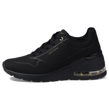 Skechers Damernas Million Elevated Air Sneakers, Svart, 7