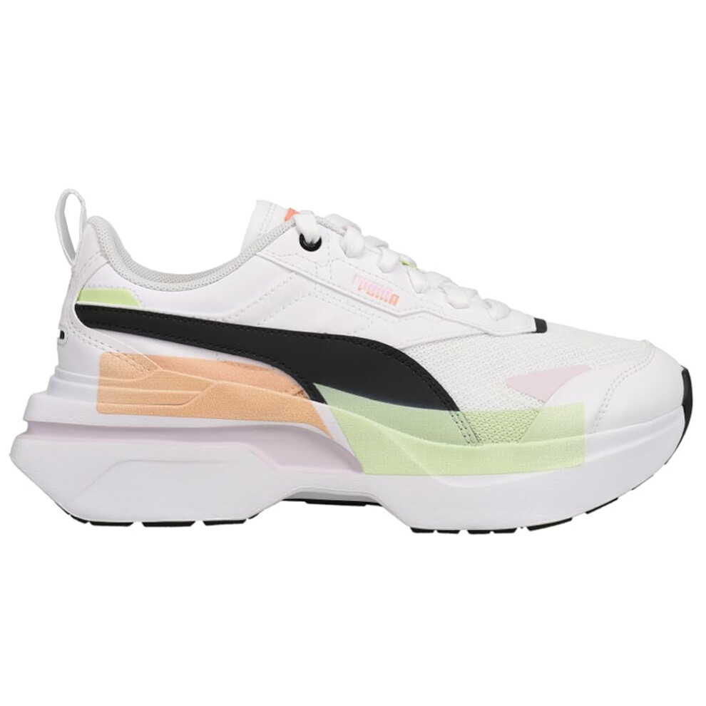 Puma Womens Kosmo Rider Mis Lace Up Sneakers Shoes Casual - White - Si