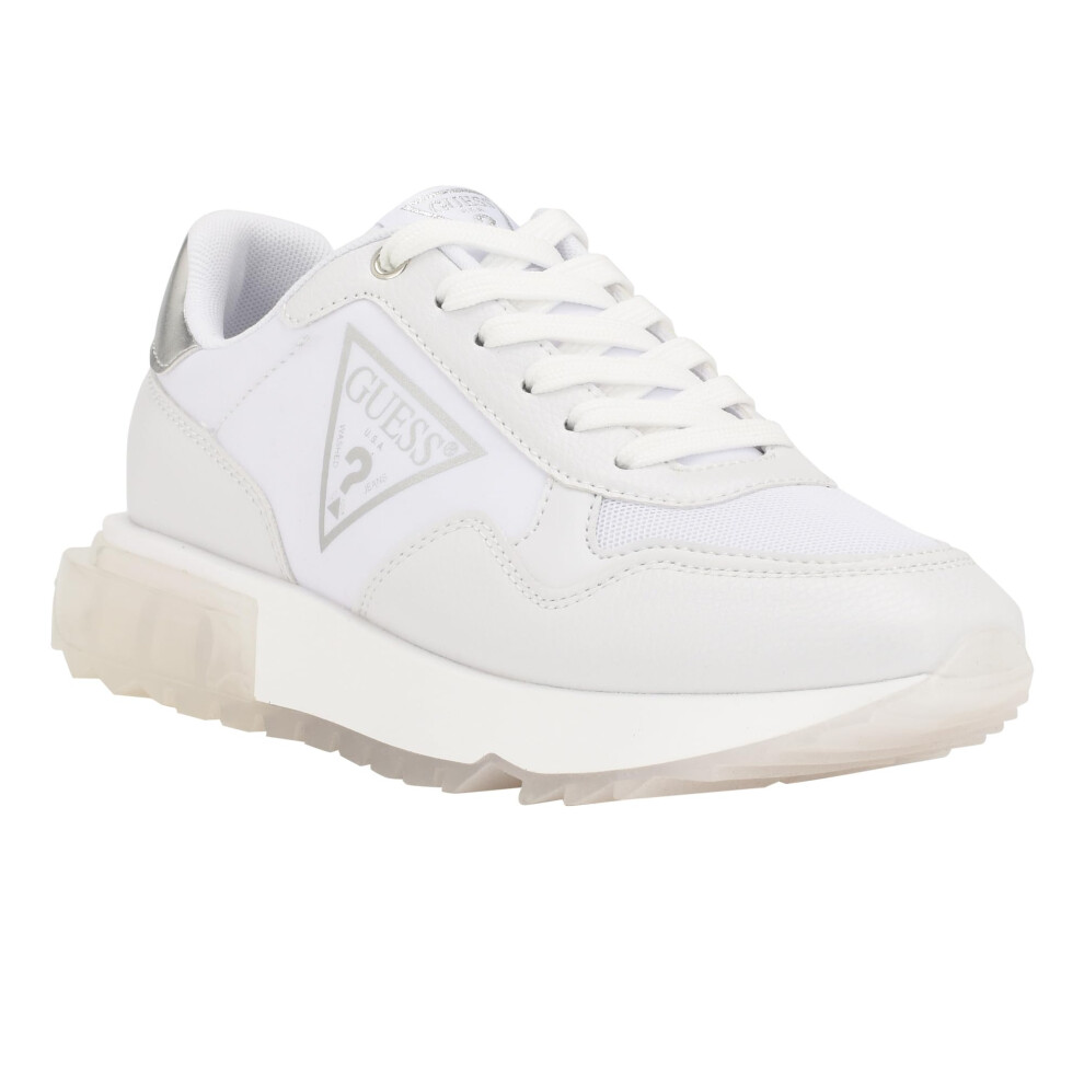 Guess Women's Melany Sneaker  White  6