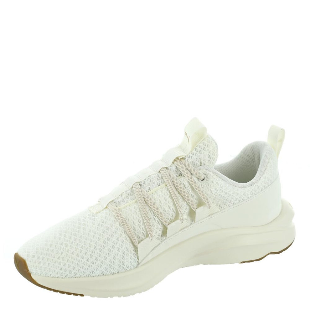 PUMA Women's SOFTRIDE ONE4ALL Sneaker  Warm White-PUMA Gold-Matte Puma