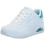 Skechers Skechers Dames UNO-POP Back Sneaker Wit/Munt 8 1