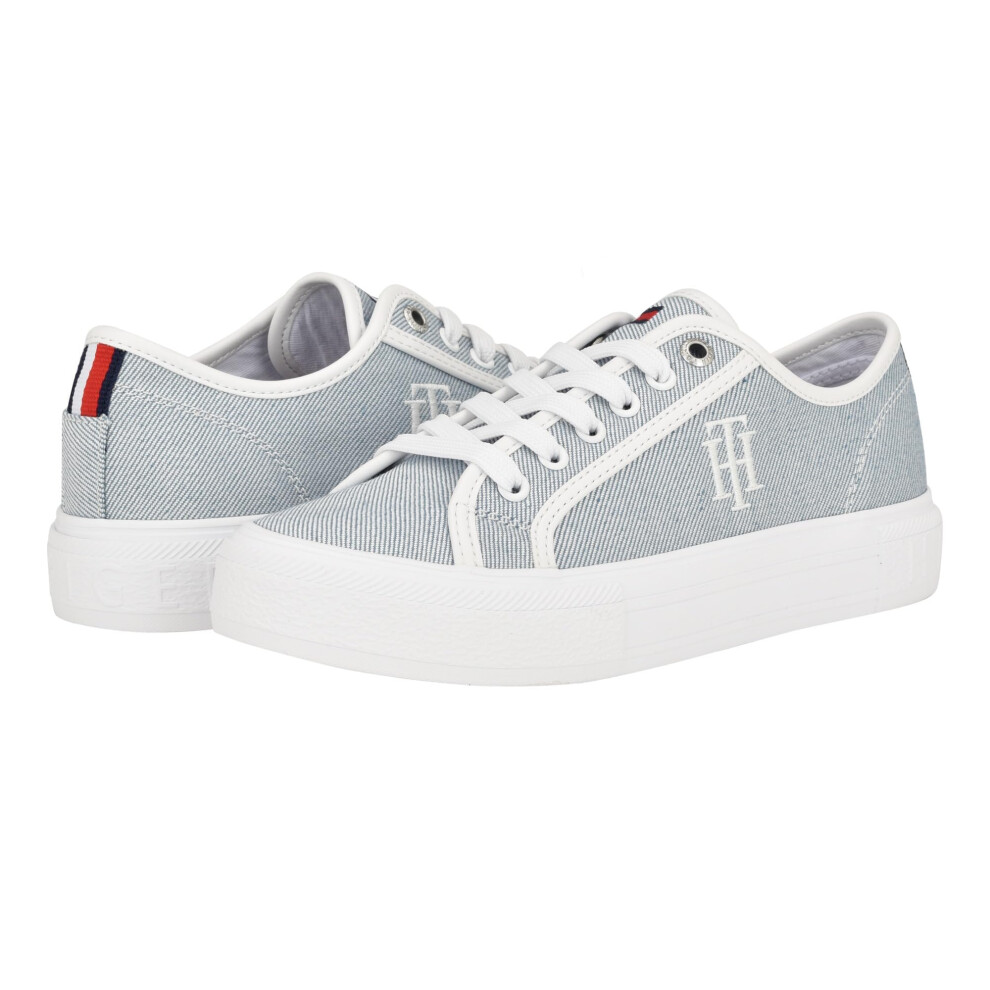 Tommy Hilfiger Women's ALEZYA Sneaker  Columbia Blue 420  7.5