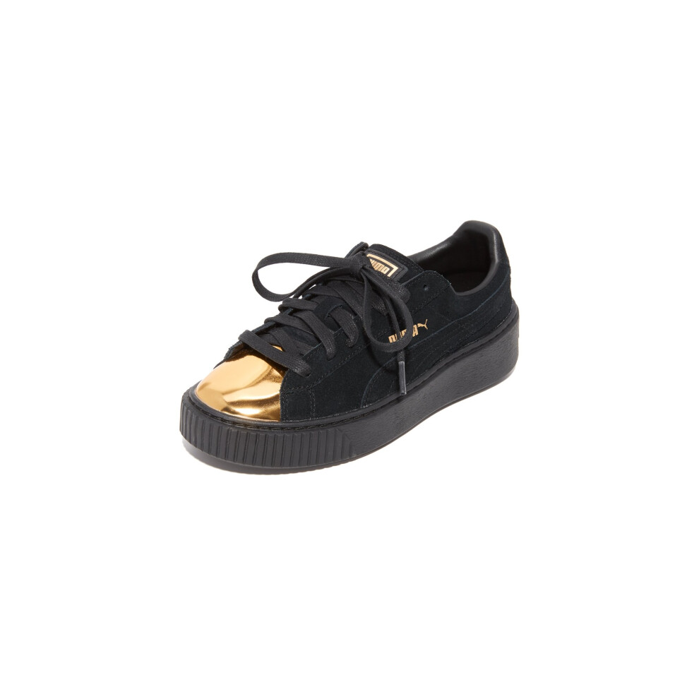 PUMA Suede Platform Gold