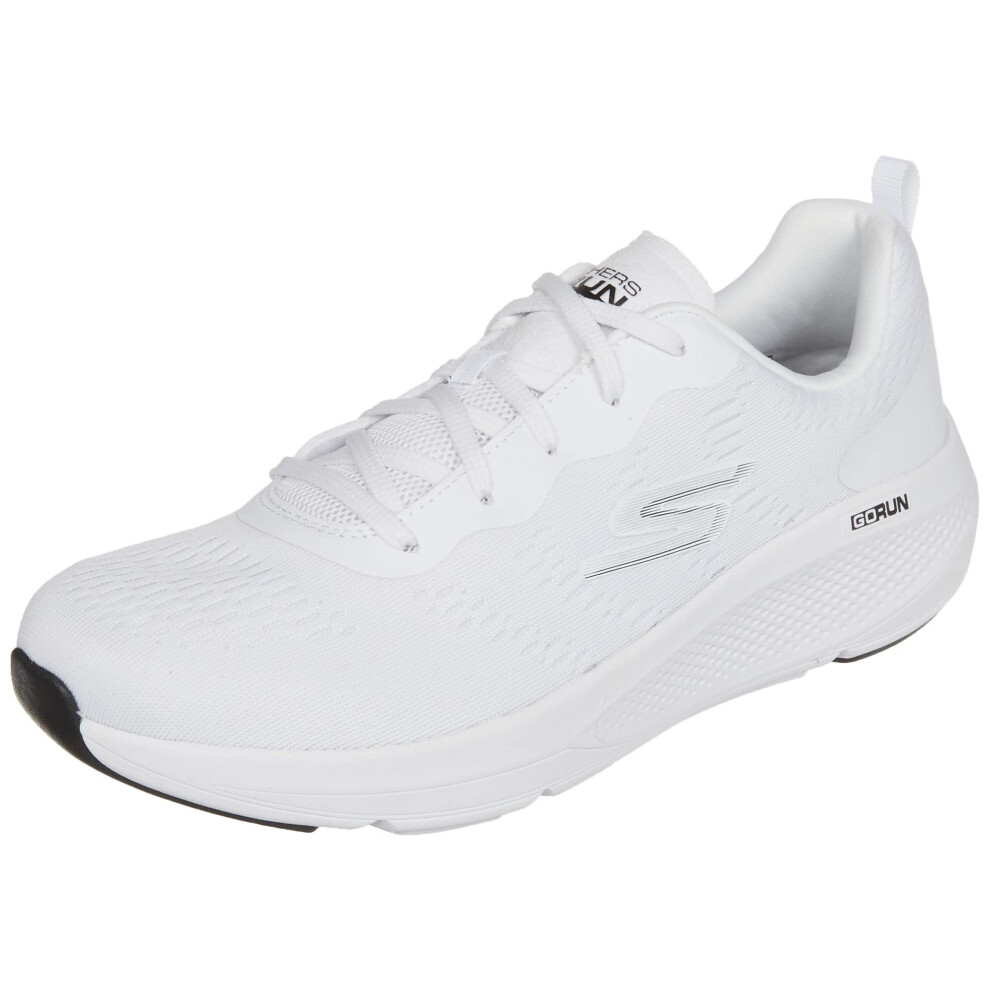 Skechers Womens Go Run Elevate Sneaker  White  10 US