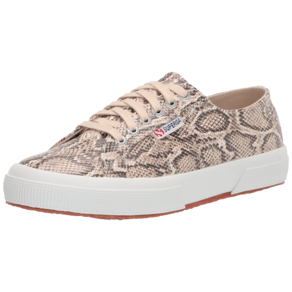 Superga womens 2750 - Synsnakew Sneaker  Taupe Snake  6 US