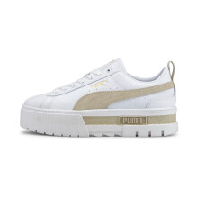PUMA Women's Mayze Court Sneaker White Black 8.5
