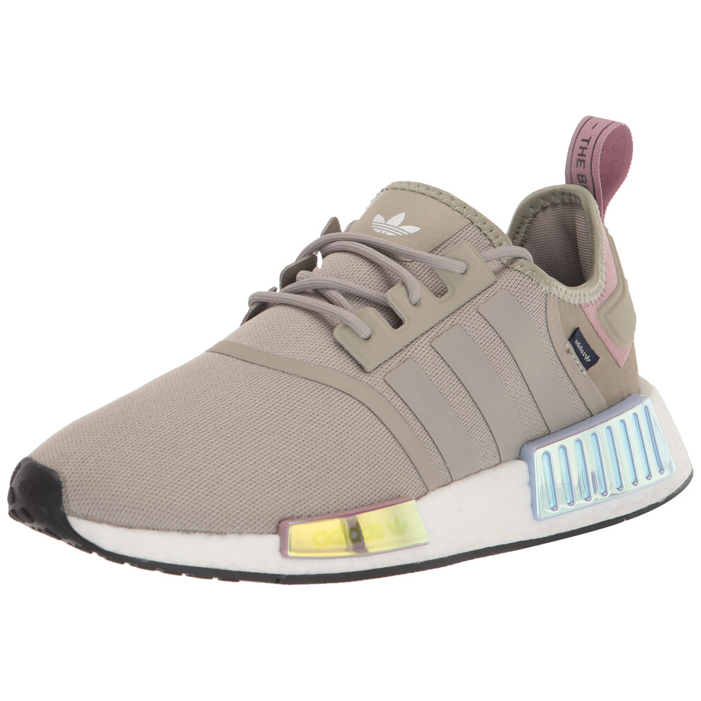 adidas Women's NMD_r1 Sneaker  Feather Grey/Feather Grey/Violet Tone