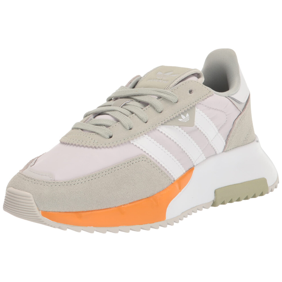 adidas Originals Women's Retropy F2 Sneaker  Grey One/White/Orange Rus