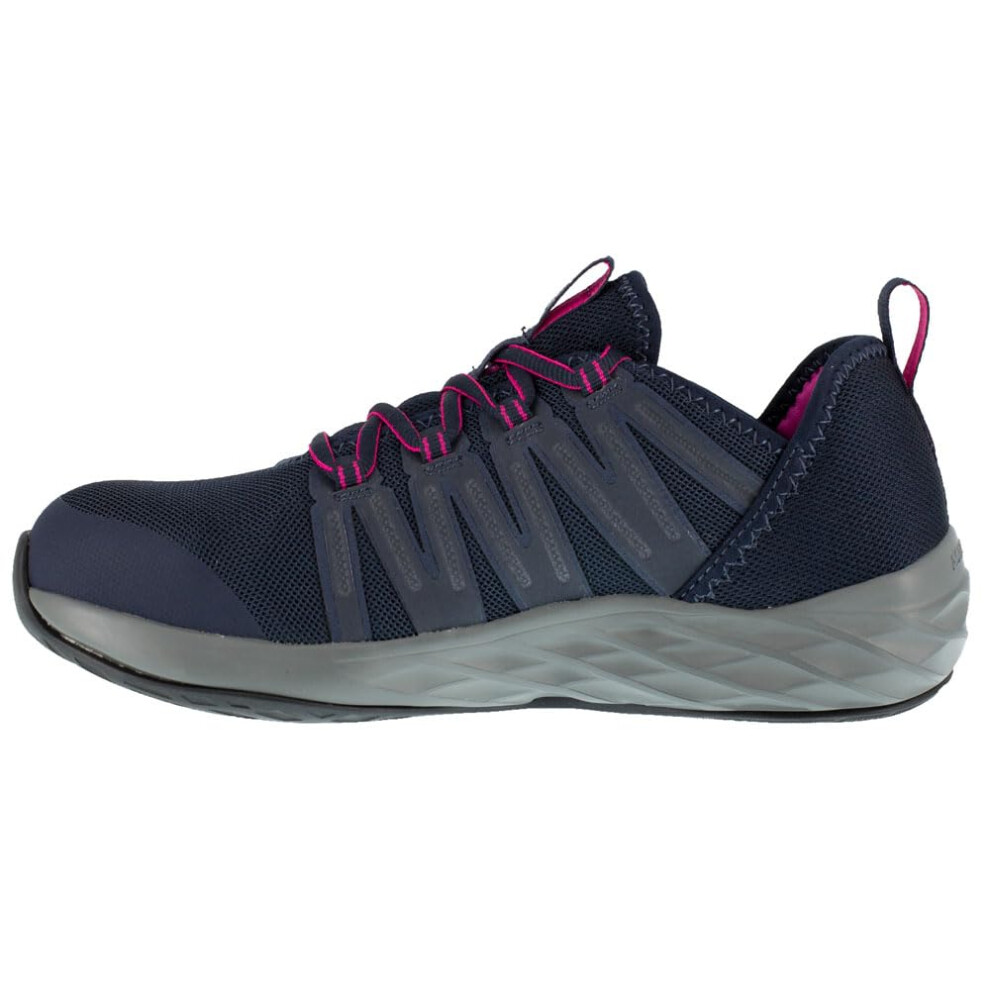 Reebok Work Women's Astroride Steel Toe Static Dark Navy and Purple -