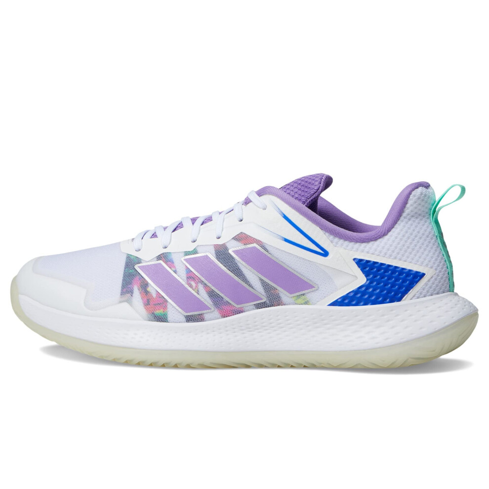 adidas Women's Defiant Speed Sneaker  White/Violet Fusion/Lucid Blue