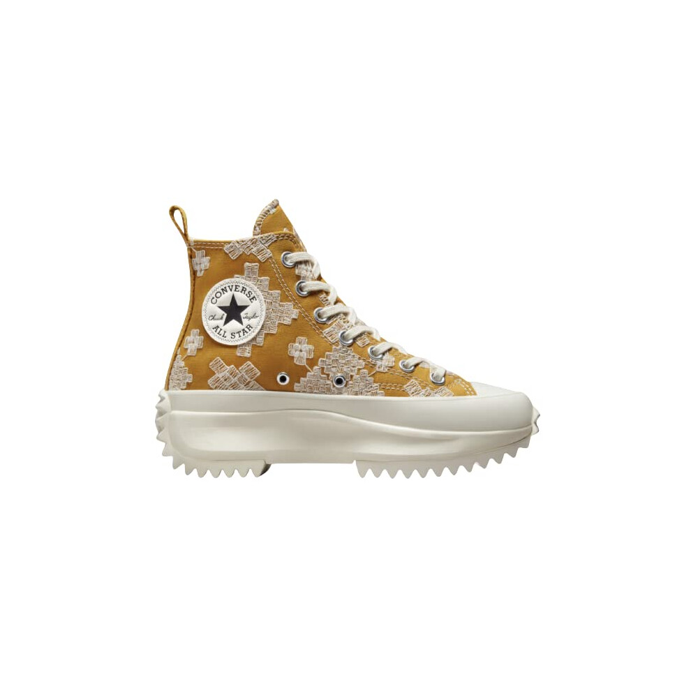 Converse Men's Run Star Hike High Top Sneakers Gold/Egret Sz 4.5